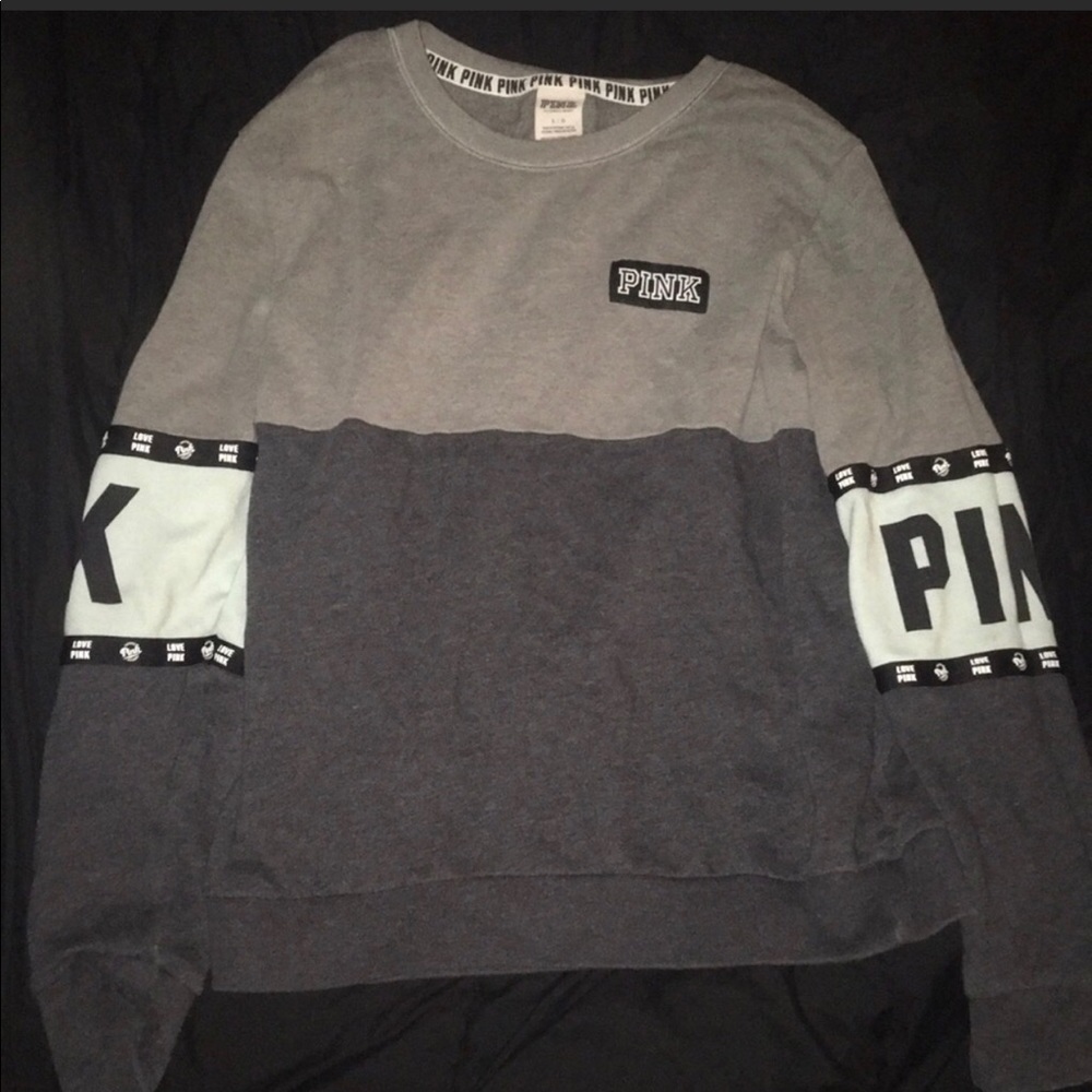 Pink bundle sweater size L leggings size M